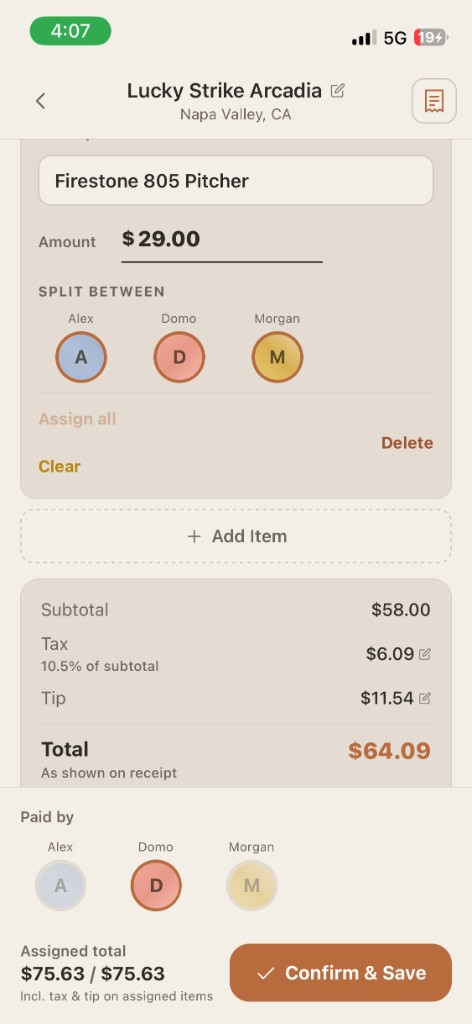Assign Items